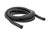 Akcesoria sieciowe - DeLOCK Braided Sleeve self-closing 2m x 19mm black - 18855