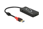 USB hub - DeLOCK Hub - 3 Ports USB hub - 3 - Czarny - 62899