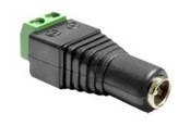 Kabel zasilający (wewnętrzny) - DeLOCK Adapter DC 2.1 x 5.5 mm female > Terminal Block - 65421