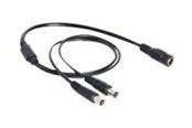 Kabel zasilajacy (wewnetrzny) - DeLOCK Power Splitter DC Jack 5.5 x 2.1 mm to DC Jack 5.5 x 2.1 mm - 50 cm - 83286