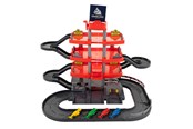 Tory, kolejki i akcesoria - Cavallino Toys - Cavallino Racing Parking Garage Red with 4 Floors and Cars Playset - 4739LN04