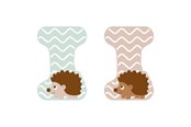 Kreatywne gry - Small Foot - Wooden Animal Children's Letter - I - 12516