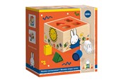 Zabawki dla niemowlat - Bambolino Toys Miffy Shape Sorter Wood - 17063