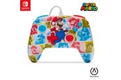 Akcesoria dla graczy - PowerA Ulepszony kontroler przewodowy do konsoli Nintendo Switch - Rolka postaci Mario - Wired Controller - Nintendo Switch - NSGP0282-01