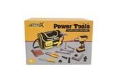 Zabawa w udawanie - Power X Storage bag with Construction Tools & Electric Drill 21 pcs - 20358