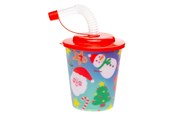 Zabawki - LG-Imports - Cup with Lid and Straw Christmas 12 pcs. - 8183