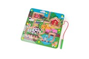 Zabawki dla niemowlat - Bigjigs Magnetic Maze Game - Farm - 34010