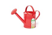 Zabawki na zewnatrz - Bigjigs Red Metal Watering Can - BJ294