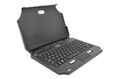 Klawiatura - Gamber-Johnson LLC Gamber-Johnson 2-in-1 - keyboard and folio case (case) - attachable compact - with touchpad mouse buttons - AZERTY - French Input Device - Etui z klawiaturą - Francja - Czarny - 7160-1869-03