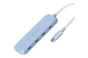 USB hub - j5create JCH345EC - hub - USB-C - 4 ports USB hub - 4 - USB 3.2 - Niebieski - JCH345EC-N