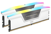 RAM - Corsair Vengeance RGB DDR5-6000 - 32GB - CL30 - Dual Channel (2 pcs) - AMD EXPO & Intel XMP - Biały z RGB - CMH32GX5M2B6000Z30W