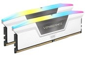 RAM - Corsair Vengeance RGB DDR5-6000 - 64GB - CL30 - Dual Channel (2 pcs) - AMD EXPO & Intel XMP - Biały z RGB - CMH64GX5M2B6000Z30W