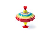Zabawki - Bigjigs Metal Moped Spinning Top - BJ601