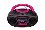 Odtwarzacz CD - DENVER TDB-212P - Pink – DAB+ Boombox with Bluetooth & CD Player - Pink - TDB-212P
