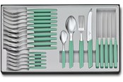 Zastawa stolowa - Victorinox Swiss Modern Cutlery Set 24 pcs. mint green - 6.9096.11W41.24