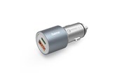 Telefon - Adapter i Ladowarka - Hama Car Fast Charger 38 W Metal - 00201639