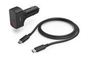 Telefon - Adapter i Ladowarka - Hama Universal USB-C Car Notebook Power Supply Unit 65W PD - 00200018