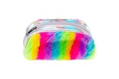 Przybory szkolne - LG-Imports Fluffy Rainbow Pencil Case - 0052