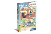 Puzzle - Clementoni Jigsaw Puzzle Super Color Bluey 2x60pcs. Podłoga - 24813