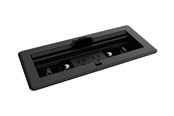 Akcesoria sieciowe - Crestron Electronics Crestron FlipTop FT2 Series flush mount box (horizontal) - 1200 size mechanical pass-through lid - FT2-1200-MECH-PTL-B