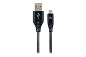 Kabel USB - Gembird Cablexpert Premium - USB cable - Micro-USB Type B to USB - 1 m - CC-USB2B-AMMBM-1M-BW