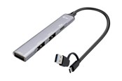 USB hub - I-Tec Hub - USB-C/USB-A metal - 4-Port - USB 3.0 USB hub - 4 - Szary - CAHUBMETALMINI4