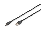 Kabel USB - DIGITUS - USB-C cable - USB to 24 pin USB-C - 50 cm - AK-300340-005-S