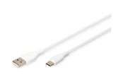 Kabel USB - DIGITUS - USB-C cable - USB to 24 pin USB-C - 2 m - AK-300340-020-W