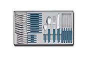 Zastawa stolowa - Victorinox Swiss Modern Cutlery Set 24 pcs. Blue - V-6.90 96.11W2.24