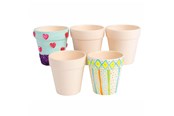 Kreatywne gry - Colorations - Decorate your own Flowerpot Ceramic. Set of 12 - CHLILPOT
