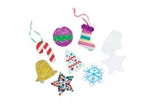 Kreatywne gry - Colorations Decorate your own Christmas pendants Set of 48 pieces - CHHOLIDA
