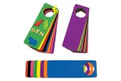 Kreatywne gry - Colorations - Decorate your own Foam Door Hanger Set of 24 - CHDOORS