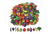 Kreatywne gry - Colorations - Self-adhesive Foam Fruit and Vegetable Stickers 500pcs. - CHSAFVFO