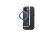 Telefon - Pokrowiec i etui - CARE by PanzerGlass Feature Case Transparent w. Blue Kickstand & MagSafe iPhone 16 - PANZER1316