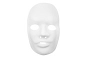 Kreatywne gry - Creativ Company - Plastic Mask White 24x25.5cm - 592420