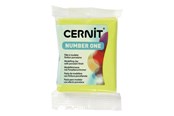 Klocki konstrukcyjne - Creativ Company Cernit Modeling Clay Lime Green 56 grams - 78026