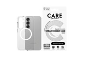 Telefon - Pokrowiec i etui - CARE by PanzerGlass Flagship Case Transparent Urban Combat w. White QI Compatible Samsung Galaxy S25 - CRRFUWQG38388