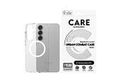 Telefon - Pokrowiec i etui - CARE by PanzerGlass Flagship Case Transparent Urban Combat w. White QI Compatible Samsung Galaxy S25+ - CRRFUWQG37942