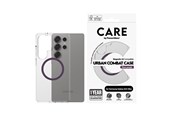 Telefon - Pokrowiec i etui - CARE by PanzerGlass Flagship Case Transparent Urban Combat w. Plum Purple QI Compatible Samsung Galaxy S25 Ultra - CRRFUTCG38488