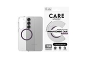 Telefon - Pokrowiec i etui - CARE by PanzerGlass Flagship Case Transparent Urban Combat w. Plum Purple QI Compatible Samsung Galaxy S25+ - CRRFUTCG37942