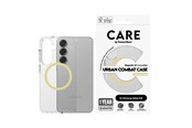 Telefon - Pokrowiec i etui - CARE by PanzerGlass Flagship Case Transparent Urban Combat w. Chardonnay QI Compatible Samsung Galaxy S25 - CRRFUOCG38388