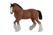 Figurki - Mojo - Horse World Brown Clydesdale Horse - 381084 - 381084