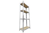 Skrzynki narzedziowe i systemy przechowywania - Home>it Steel rack 4 shelves 50 kg - 58513
