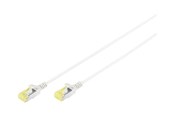 Kabel sieciowy - DIGITUS Slim - patch cable - 1 m - grey - Szary - 1m - DK-1624-A-010S