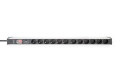 Kabel zasilajacy (zewnetrzny) - DIGITUS 12-Port - 1U - Aluminum PDU - DN-95435