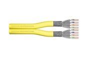 Kabel sieciowy - DIGITUS installation cable - 100 m - yellow RAL 1016 - Żółty - 100m - DK-1743-A-VH-D-1