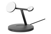 Telefon - Adapter i Ladowarka - Belkin BOOSTCHARGE PRO 3-in-1 Qi2 15w Wireless Charger w AW Black - WIZ032KQBK