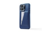 Telefon - Pokrowiec i etui - Mujjo iPhone 15 Pro Max Wallet Leather Case - Monaco Blue - MUJJO-CL-042-BL