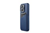 Telefon - Pokrowiec i etui - Mujjo iPhone 15 Pro Wallet Leather Case - Monaco Blue - MUJJO-CL-040-BL