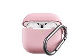 Sluchawki, zestaw sluchawkowy - KeyBudz Elevate Series Keychain for Airpods 4:th gen - Blush Pink - AP4_S8_BPK